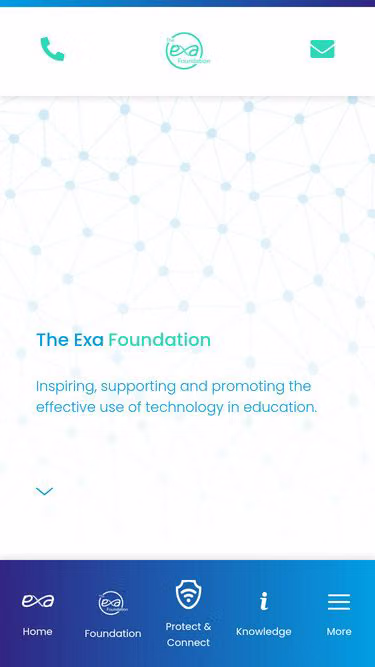 Screenshot of exa.foundation