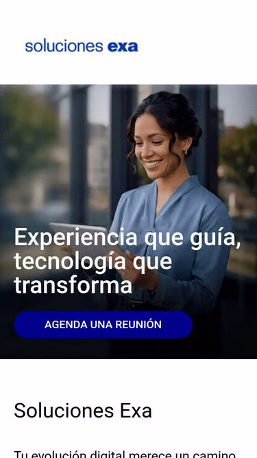 Screenshot of exa.mx