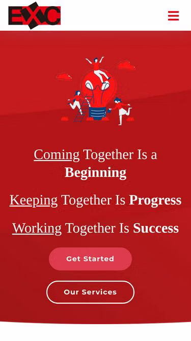 Screenshot of exc.co.id