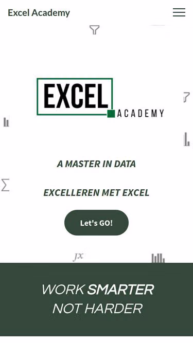 Screenshot of excelacademy.be