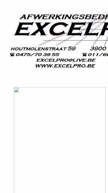 Screenshot of excelpro.be