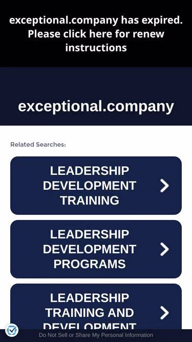 Screenshot of exceptional.company