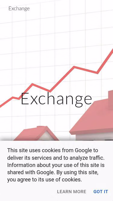 Screenshot of exchange.io.vn