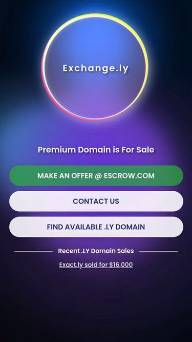 Screenshot of exchange.ly