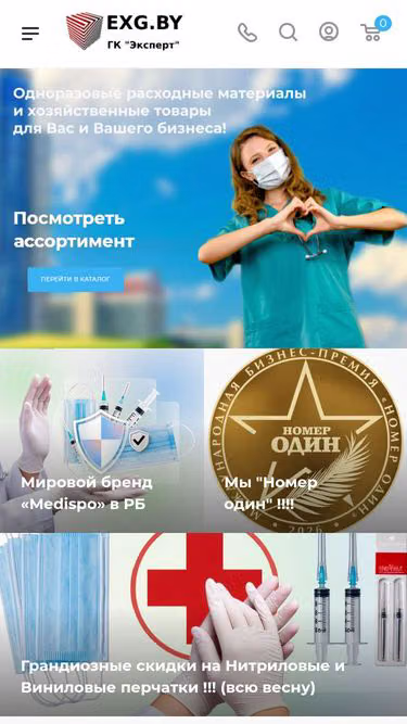 Screenshot of exg.by