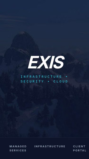 Screenshot of exis.ca