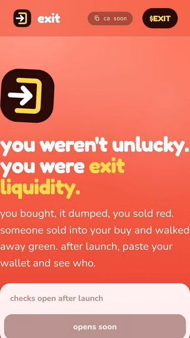 Screenshot of exit.autos