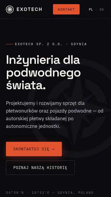 Screenshot of exotech.pl