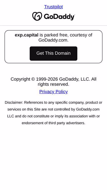 Screenshot of exp.capital