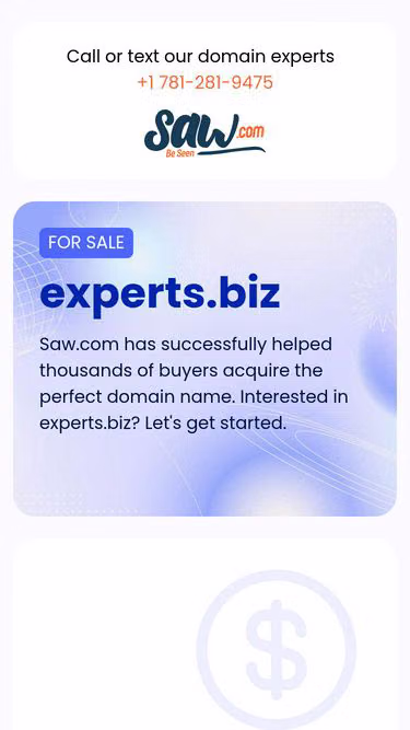 Screenshot of experts.biz