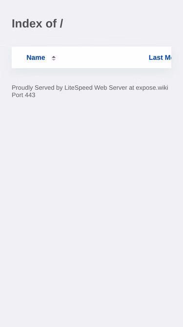 Screenshot of expose.wiki