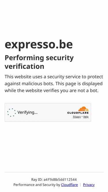 Screenshot of expresso.be