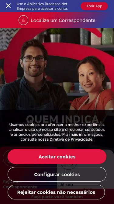 Screenshot of expresso.bradesco
