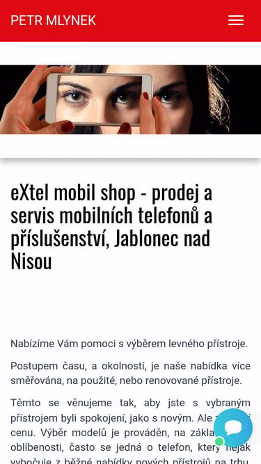 Screenshot of extel.cz