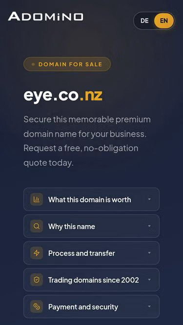 Screenshot of eye.co.nz