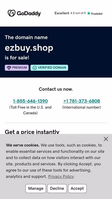 Screenshot of ezbuy.shop
