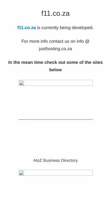 Screenshot of f11.co.za