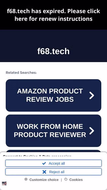 Screenshot of f68.tech