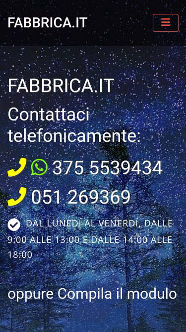 Screenshot of fabbrica.it