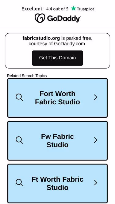 Screenshot of fabricstudio.org