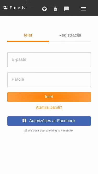 Screenshot of face.lv