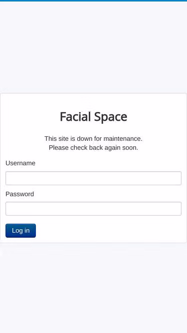 Screenshot of facial.space