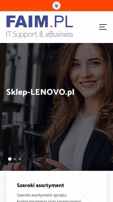 Screenshot of faim.pl