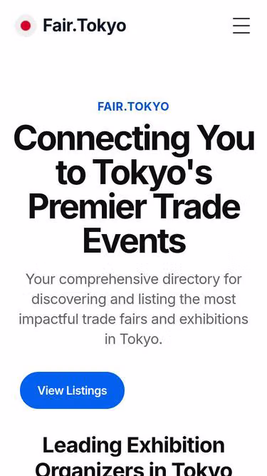 Screenshot of fair.tokyo