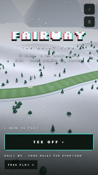 Screenshot of fairways.world