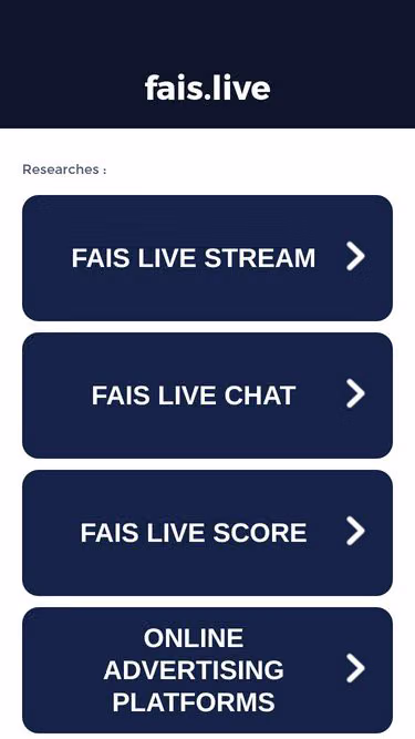 Screenshot of fais.live