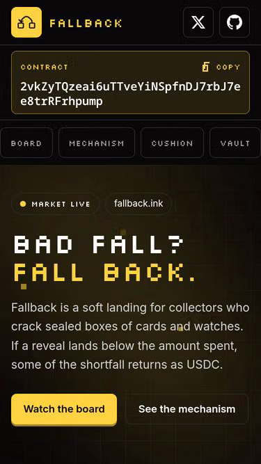 Screenshot of fallback.ink