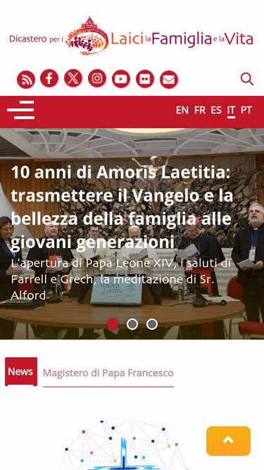 Screenshot of familia.va