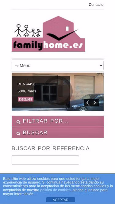 Screenshot of familyhouse.es