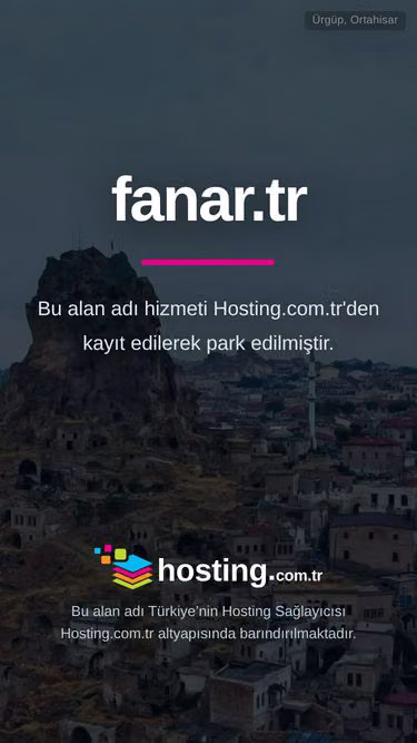 Screenshot of fanar.tr