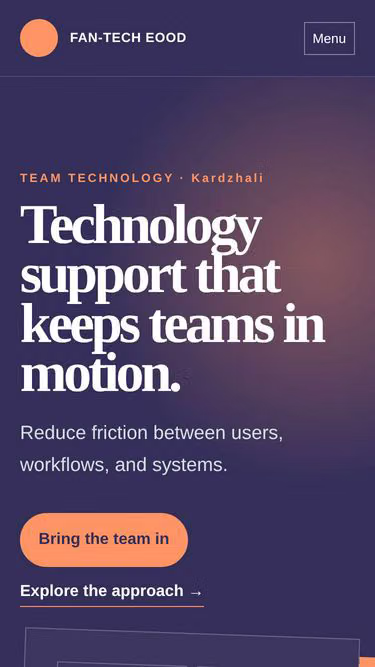 Screenshot of fantech.mom