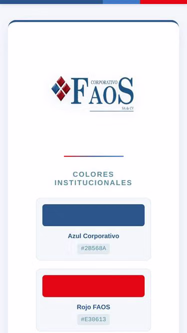 Screenshot of faos.mx