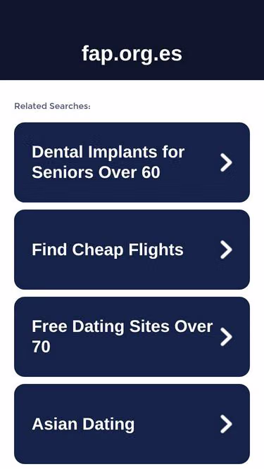 Screenshot of fap.org.es