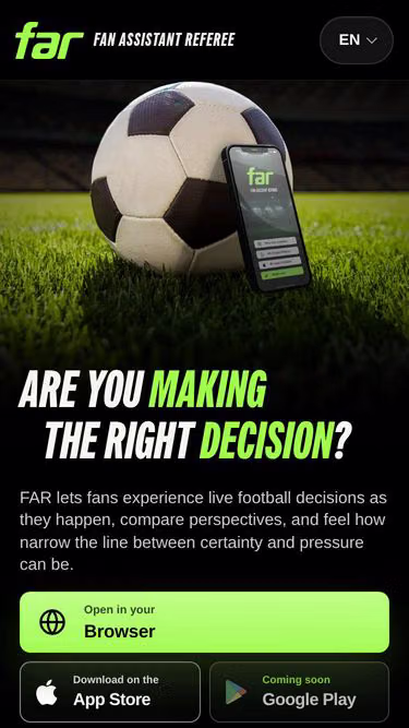 Screenshot of far.futbol
