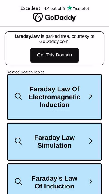 Screenshot of faraday.law