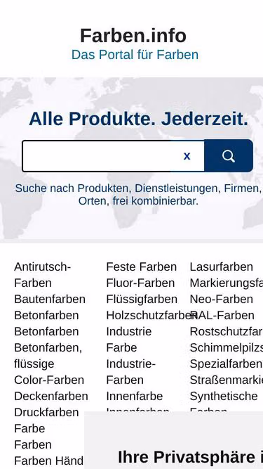Screenshot of farben.info