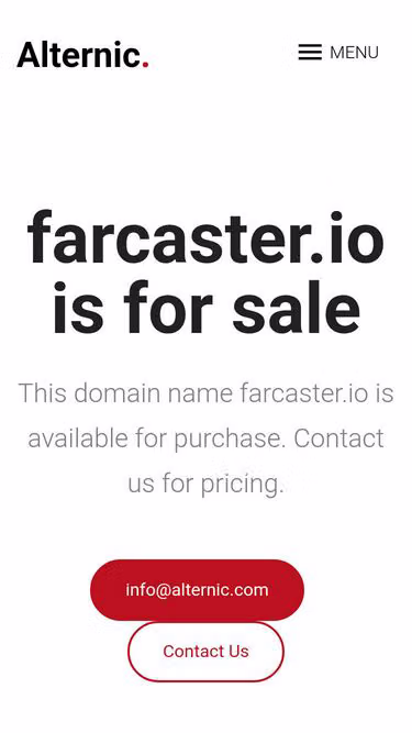 Screenshot of farcaster.io