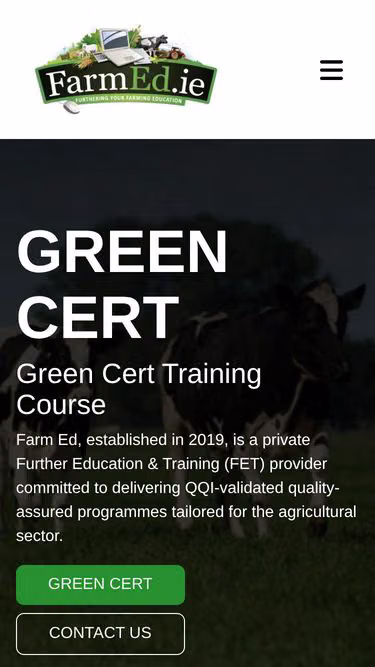 Screenshot of farmed.ie