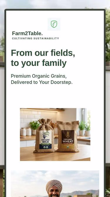 Screenshot of farmtotable.pk