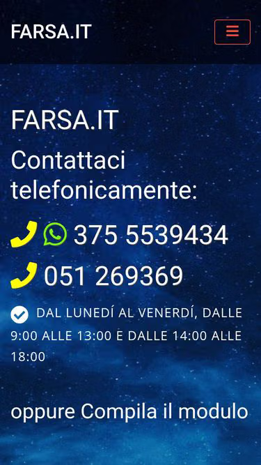 Screenshot of farsa.it