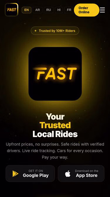 Screenshot of fast.taxi