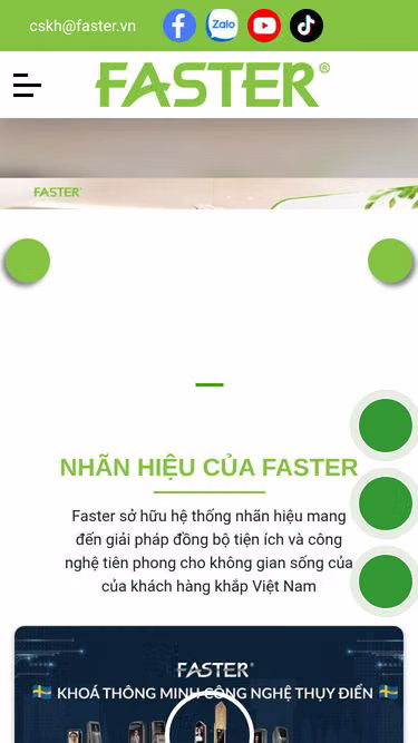 Screenshot of faster.vn