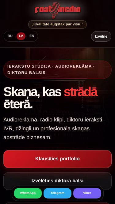 Screenshot of fastmedia.lv