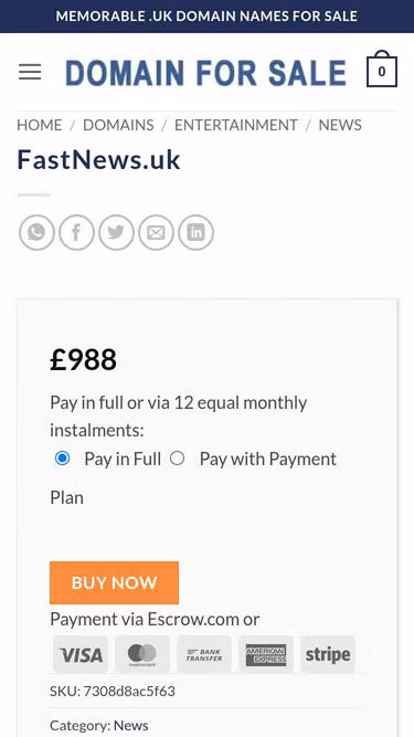 Screenshot of fastnews.uk