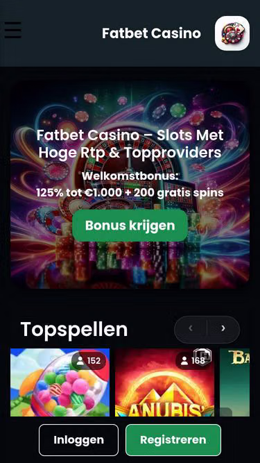 Screenshot of fatbet.nl