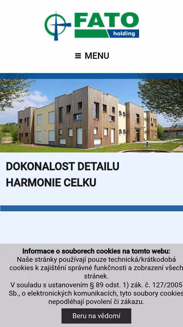 Screenshot of fato.cz